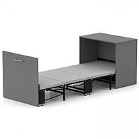 Ліжко-трансформер + комод Sirim 2 в 1 / Графіт ТМ Knap Knap