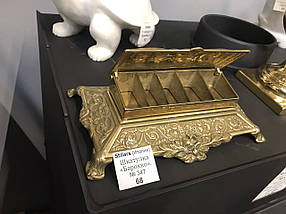 Скринька з латуні 23х13 см Stilars Італія 347, фото 4