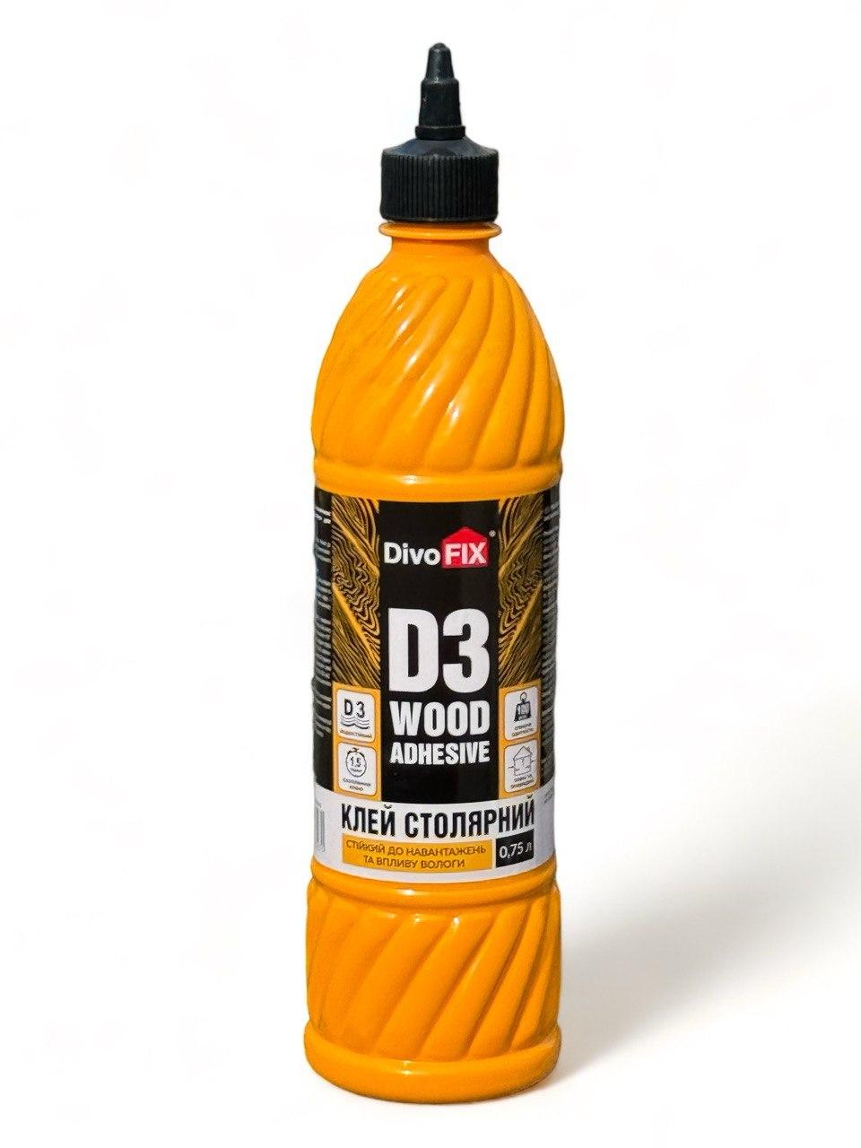 Клей столярний професійний DivoFIX D3 0.5 л