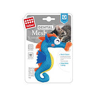 Игрушка для Кошек Gigwi Dental Mesh Морской Конек для Чистки Зубов 14 см