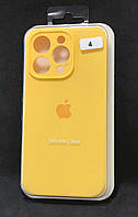 Чехол для телефона iPhone 13ProMax Silicone Case original FULL Camera №4 yellow (4you)