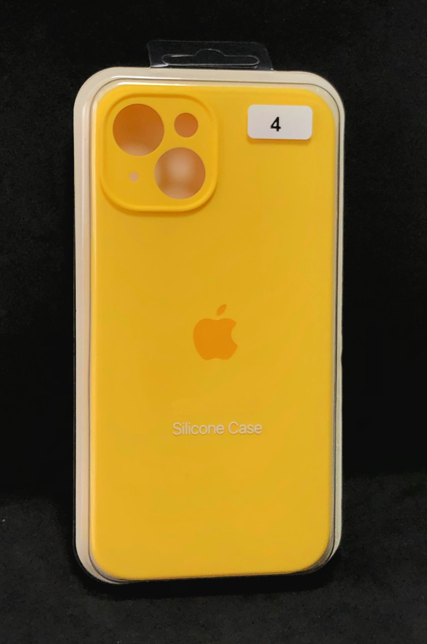 Чохол для телефону iPhone 13 Silicone Case original FULL №4 yellow (4you)