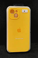 Чохол для телефону iPhone 14Plus Silicon Case original FULL Camera No4 yellow (4you)
