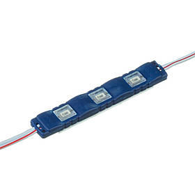 Світлодіодний модуль 12 V синій smd5730 3led 1.5 W IP65