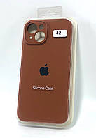 Чехол для телефона iPhone 13 Silicon Case original FULL Camera №32 milk chocolate (4you)