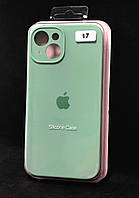 Чехол для телефона iPhone 14Plus Silicon Case original FULL Camera №17 spring mint (4you)