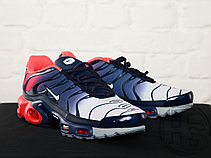 Чоловічі кросівки Nike Air Max Plus Hyperfuse Midnight Navy University Red 483553-416, фото 6