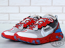 Чоловічі кросівки Undercover x Nike React Element 87 Red/Grey/Blue AQ1813-339, фото 4