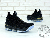 Чоловічі кросівки Nike LeBron 15 Black/Metallic Gold 897648-006, фото 5