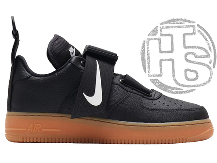 Чоловічі кросівки Nike Air Force 1 Utility Black Gum AO1531-002, фото 1