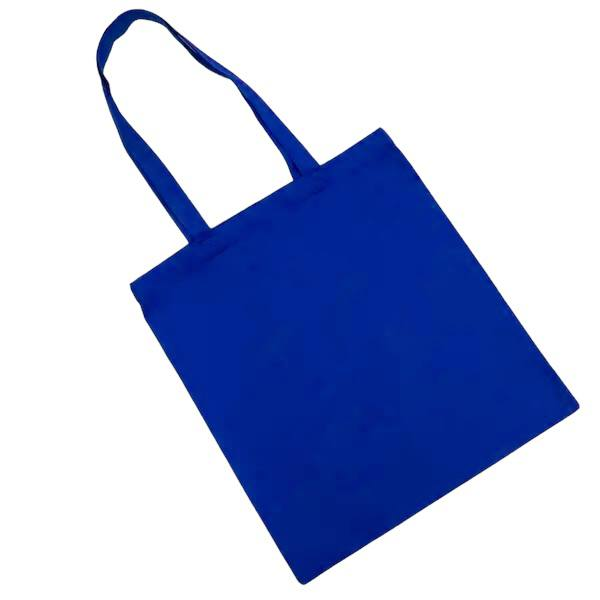 Еко сумка з саржі  без малюнку VS Thermal Eco Bag синього кольору