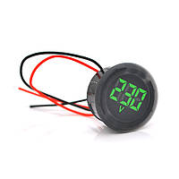 TU  TU Цифровой вольтметр, диапазон измерений 4 -100V, Green