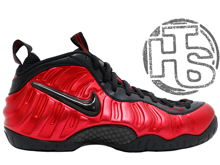 Чоловічі кросівки Nike Air Foamposite Pro Varsity Red Black 624041-602, фото 1