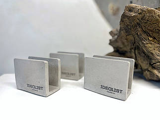 Серветниця з бетону 11,5*8 см.Опт