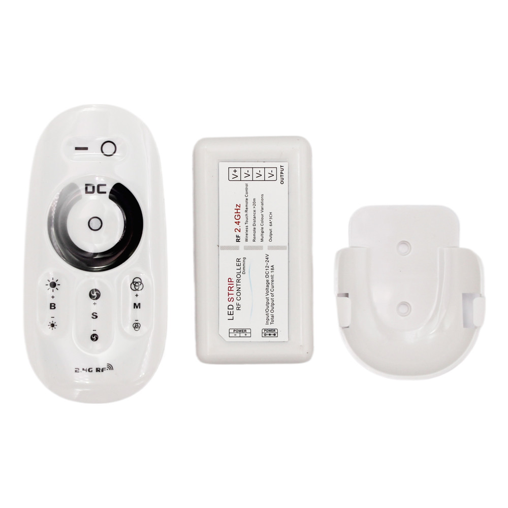 Діммер PROLUM Сенсорний RF 18А 2.4G білий (C кріпленням)