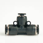 Фітинг пневматичний APEG06-04, трійник під шланги D6 и D4