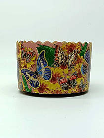 Паперова форма "Метелики" для випічки паски 130Х85 мм 00053130-2