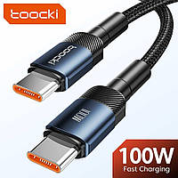 USB TYPE-C Качественный зарядный дата кабель TOOCKI 60/100W 1/2 м ФОТО