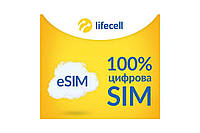 ESim стартовый пакет Lifecell Лайфсел есим