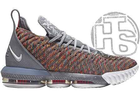 Чоловічі кросівки Nike LeBron 16 Multicolor Metallic Silver-Cool Grey BQ5969-900, фото 1