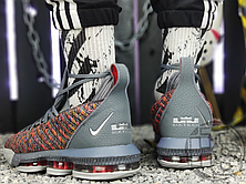 Чоловічі кросівки Nike LeBron 16 Multicolor Metallic Silver-Cool Grey BQ5969-900, фото 3