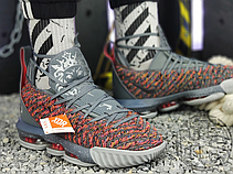 Чоловічі кросівки Nike LeBron 16 Multicolor Metallic Silver-Cool Grey BQ5969-900, фото 5