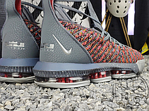 Чоловічі кросівки Nike LeBron 16 Multicolor Metallic Silver-Cool Grey BQ5969-900, фото 6