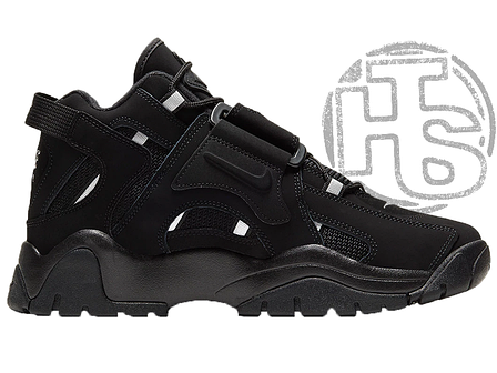 Чоловічі кросівки Nike Air Barrage Mid Triple Black AT7847-002, фото 1