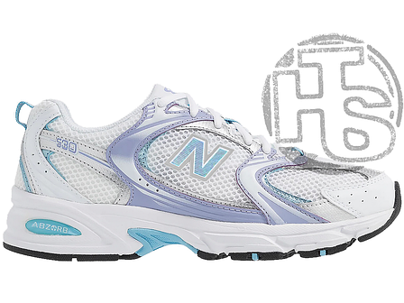 Жіночі кросівки New Balance 530 White Blue Purple WR530SJ, фото 1
