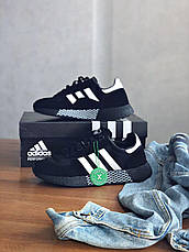 Чоловічі кросівки Adidas Marathon Tech Black White EE4923, фото 4