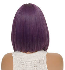 Перука баклажан каре, термоволокно XOUJE, фото 5