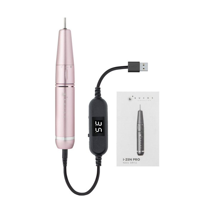 Фрезер для манікюру та педикюру Bucos I-ZEN PRO LIGHT PINK (рожевий) 45 Вт, 35 000 об/хв