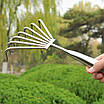 Граблі для розпушування ґрунту садові Shuang Song G-01 (155/50 мм), фото 4