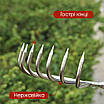 Граблі для розпушування ґрунту садові Shuang Song G-01 (155/50 мм), фото 2