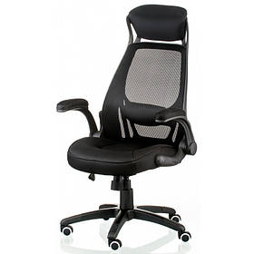 Крісло офісне Briz black світло-чорний колір тканини