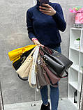 Беж - шикарна, елегантна та вмістка сумка на блискавці (1500), фото 3