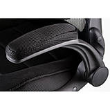 Крісло офісне Briz black світло-чорний колір тканини, фото 7