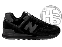 Мужские кроссовки New Balance 574 Triple Black ML574EVE