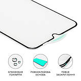 TU TU Защитное стекло для Samsung A305/ A307/ A505/ A407 A30/ A50/ A30s/ A40s (0.3 мм, 4D ARC чёрное) Люкс, фото 2