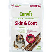 Лакомства Canvit Skin & Сoat вкусное лакомство для здоровой кожи и густой блестящей шерсти. 200 гр