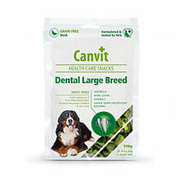 Лакомства Canvit Dental Large Breed для стареющих собак крупных пород 250 гр