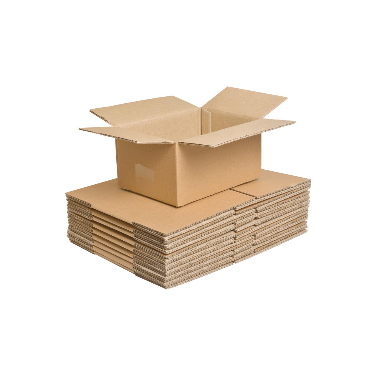 Гофроящики 200x150x100 бурі (п'ятишарові), фото 1