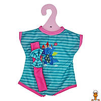 Игровой набор одежда для пупса "дракончик", с повязкой на голову, детская, от 3 лет, Bambi YLC240E