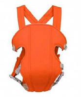 Рюкзак кенгуру для новорожденных Baby Carriers до 12 кг оранжевый