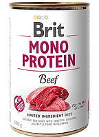 Консервированный корм Brit Veterinary Diet Mono Protein Dog с говядиной 400 гр