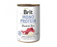 Консервированный корм Brit Veterinary Diet Mono Protein Dog с ягненком и рисом 400 гр