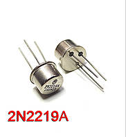 Транзистор 2N2219A Биполярный, NPN, 50V 0.8A 0.8W, TO-39