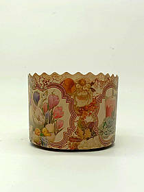 Паперова форма "Вікторіанська" для випічки паски 110Х85 мм 00053442-2