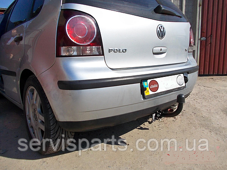 Фаркоп Volkswagen Polo 9N 2002-2009 (Фольксваген Поло) гак на болтах, фото 1