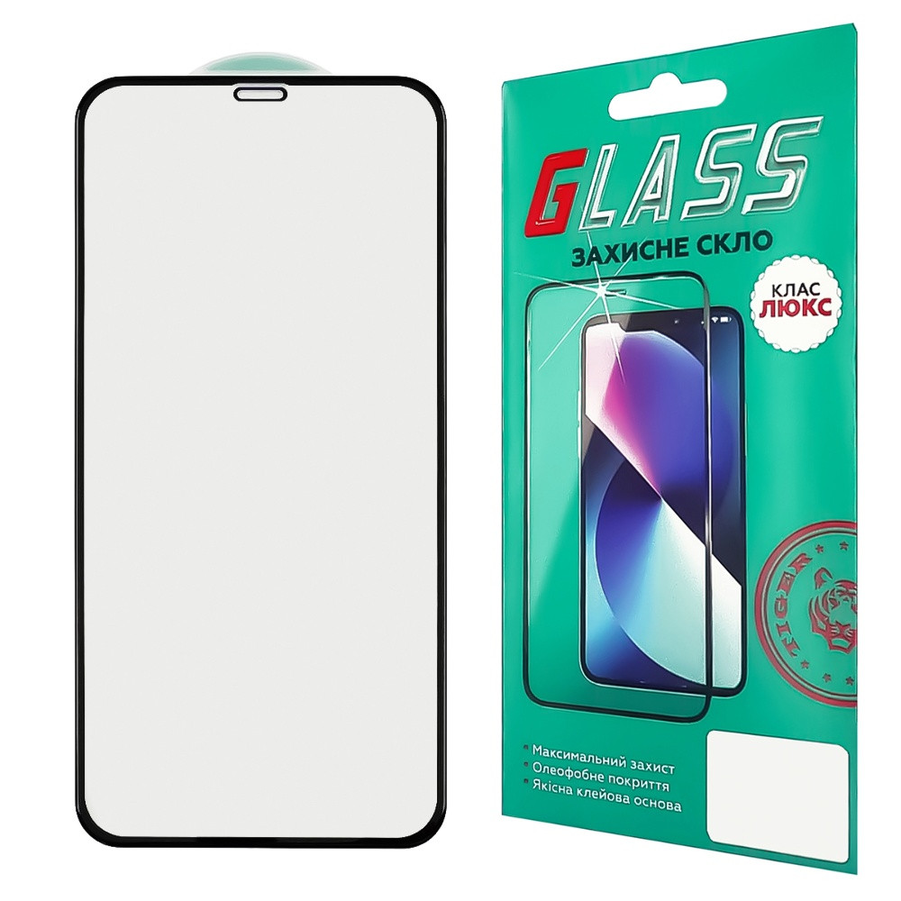 TU TU Защитное стекло для Apple iPhone XS Max/ 11 Pro Max (0.3 мм, 4D ARC чёрное) Люкс, фото 1